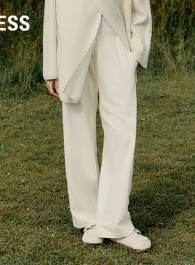 【商场同款】LESS2025冬新款休闲卫裤女宽松直筒香蕉裤2PBE14610