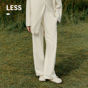 女宽松直筒香蕉裤 休闲卫裤 LESS2025冬新款 2PBE14610 商场同款