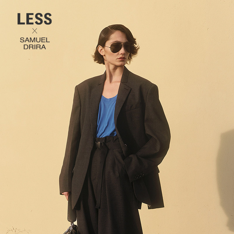 【SAMUEL系列】LESS春全羊毛西装时尚职场高级外套女2P2