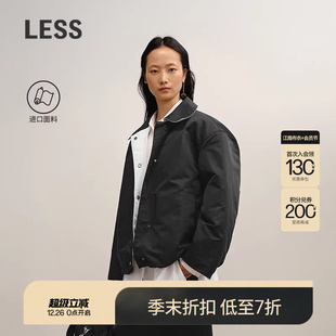 进口双面穿短款 LESS2025年秋新款 羽绒服女2P0C17590 商场同款
