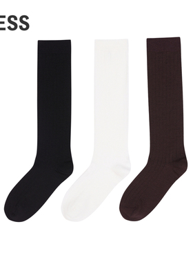 LESS休闲简约含绵羊毛高筒袜百搭堆堆袜长袜3O9R34400