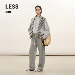 休闲香蕉裤 通勤全棉卫裤 LESS2026春新款 女2Q2E13770 商场同款