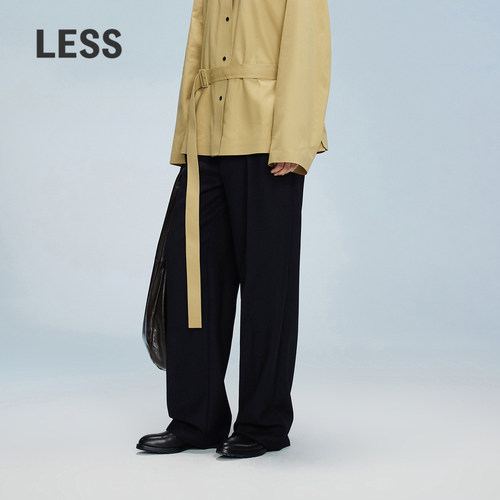 LESS职场通勤休闲直筒西装裤