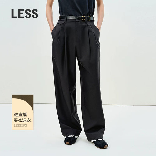 LESS职场通勤西装裤女直筒休闲裤