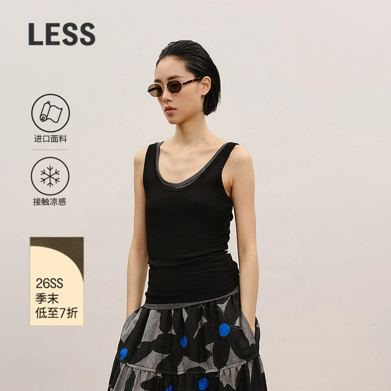 LESS接触凉感吊带背心图片