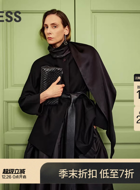 【商场同款】LESS2025年秋新款复古圆领一粒扣西装外套2P9717670