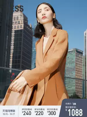 LESS cashmere coat winter soft and comfortable design sense suit crisp temperament coat women 2J9251360YS