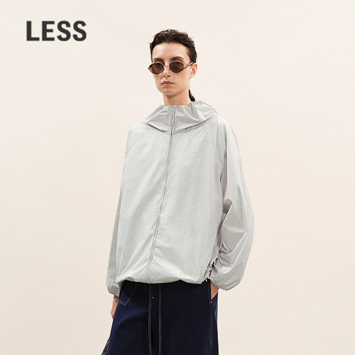 LESS运动休闲感连帽夹克外套女
