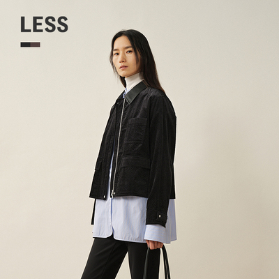 LESS灯芯绒工装谷仓夹克