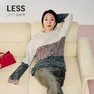 LESS2026春新慵懒毛衣套头针织衫 XUN系列 2Q2313540 商场同款