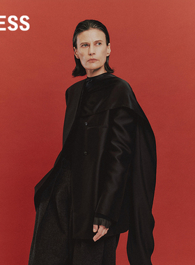 【商场同款/精工系列】LESS2025冬新款优雅丝巾领西装女2PB717380