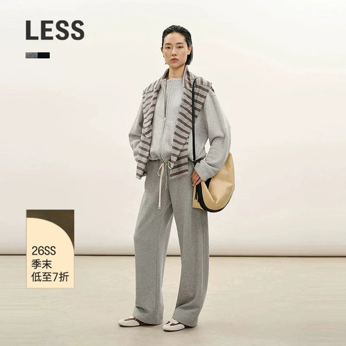 LESS通勤全棉卫裤休闲香蕉裤