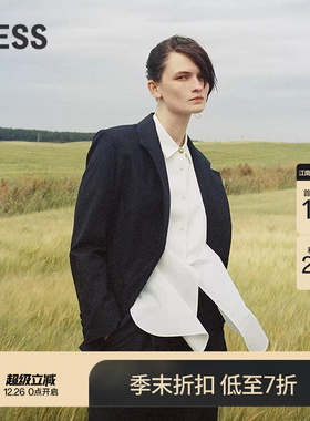 【商场同款/精工系列】LESS2025冬新款通勤气质西装外套2P0716090