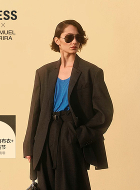 【SAMUEL系列】LESS春全羊毛西装时尚职场高级外套女2P2712590