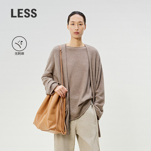 LESS新款基础套头山羊绒针织衫女