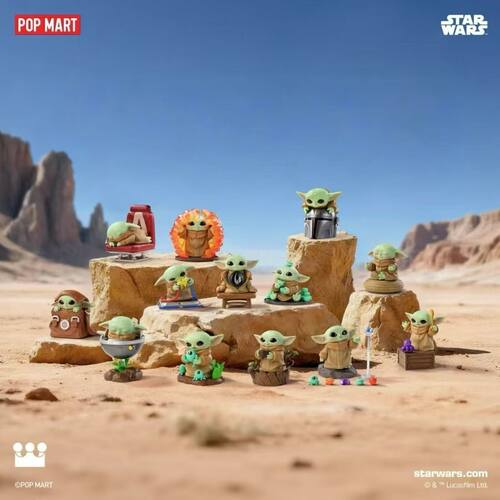 正版POPMART泡泡玛特古古小而强大盲盒手办星球大战TinyButMighty