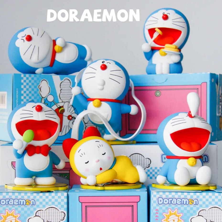 正版哆啦a梦公仔手办盲盒闲暇时光系列全套日本动漫摆件哆啦美