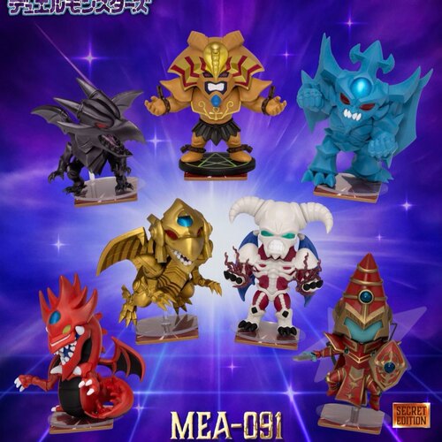 现货正版野兽王国游戏王手办盲盒第2弹巨神兵天空龙翼神龙Q版摆件