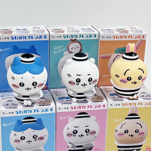 万代chiikawa吉伊卡哇盲盒朋友4食玩监狱小八吉伊乌萨奇日本正品