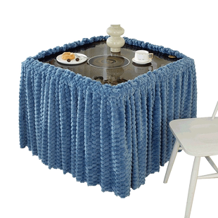 万能烤火罩电暖炉桌子罩套正方形加厚烤火炉桌罩全自动麻将桌围裙