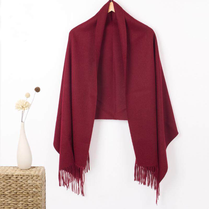 内蒙古纯羊毛围巾披肩俩用女秋冬保暖加厚加大柔软百搭时尚围脖