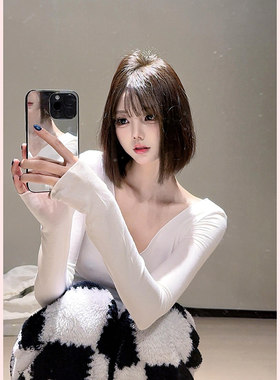 辣妹紧身打底收腰显身材上衣