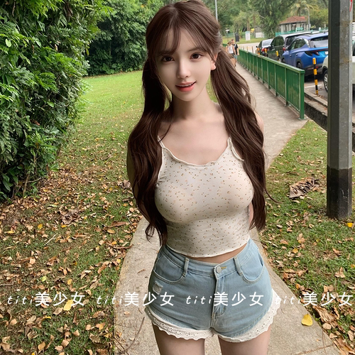 辣妹修身显瘦短款露脐上衣
