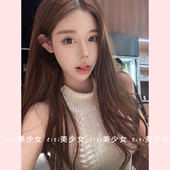 白色半高领毛衣背心慵懒设计感无袖 TiTi美少女 纯欲套头上衣