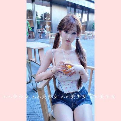 性感甜辣内搭短款上衣外穿