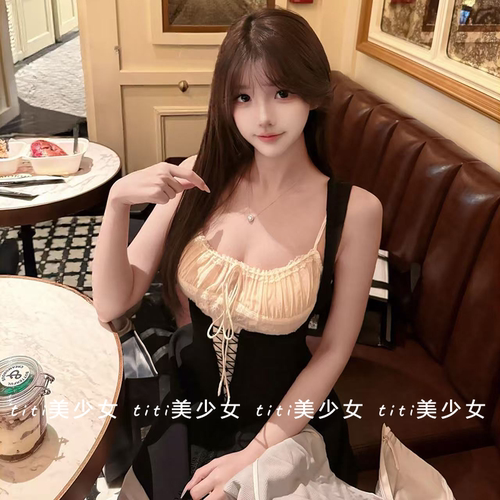 连衣裙女春季修身显瘦短裙