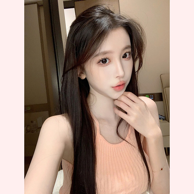 多巴胺穿搭辣妹挂脖吊带背心