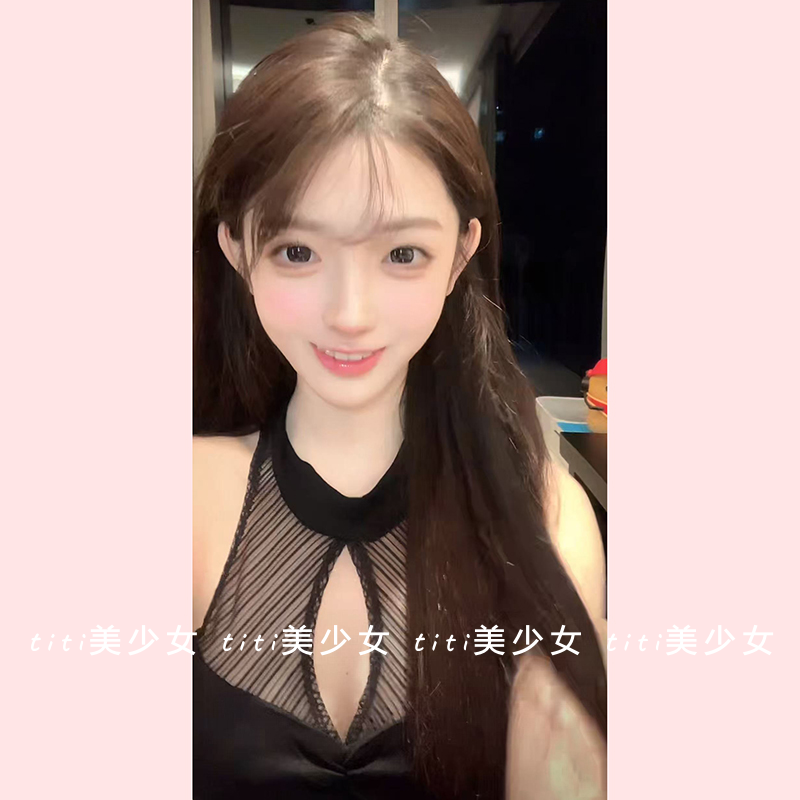 无袖背心女镂空显瘦辣妹上衣