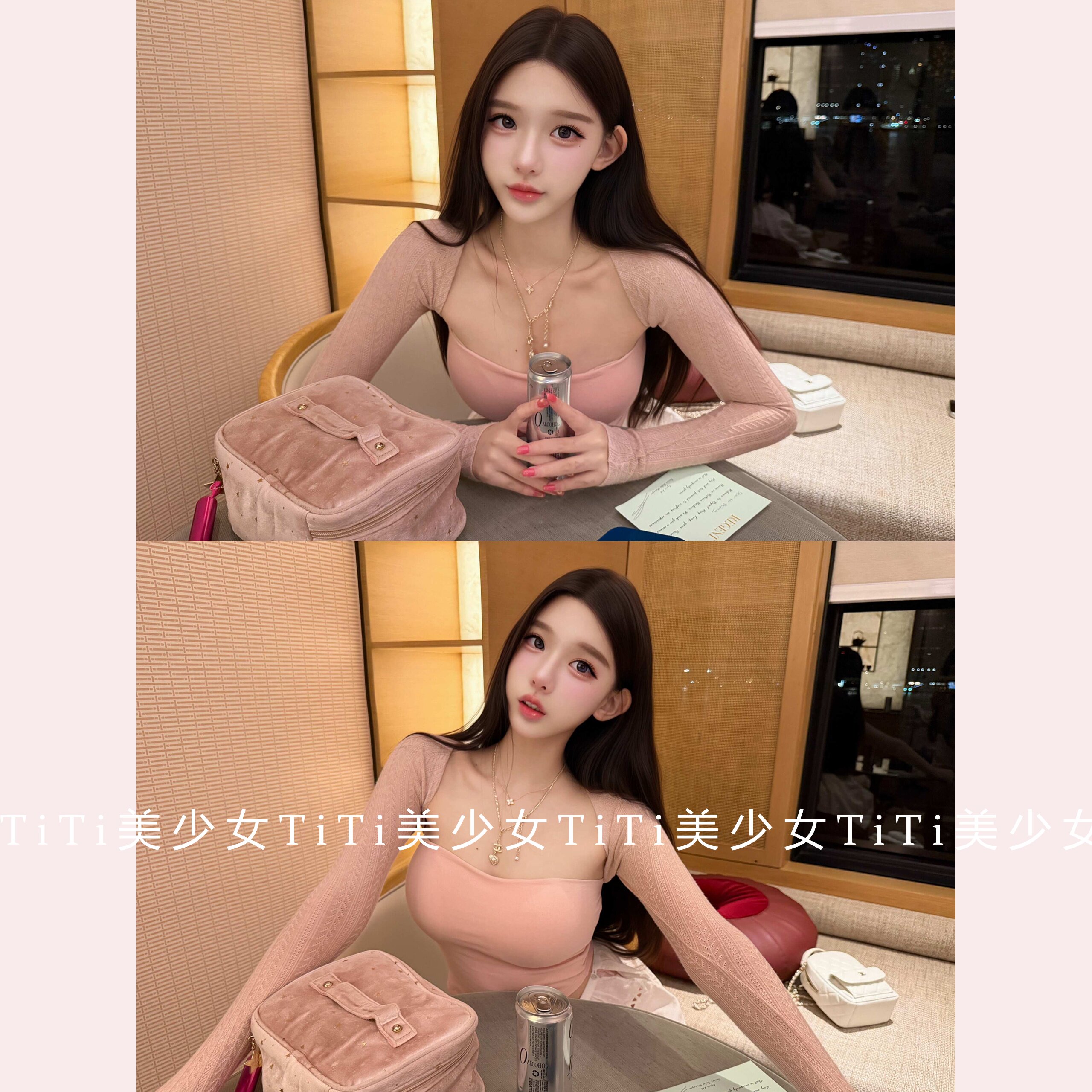 【TiTi美少女】纯欲风辣妹带胸垫抹胸背心穿搭收腰显瘦短款上衣女