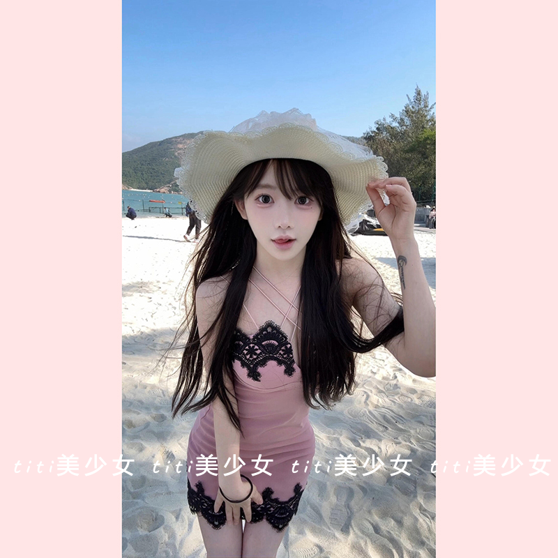 【TiTi美少女】纯欲性感辣妹蕾丝吊带高腰修身显瘦包臀连衣裙,女装/女士精品,大码内搭,淘宝优惠券,粉丝福利购,淘宝优惠卷