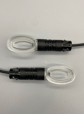 电动车轻电摩12V转向灯卡扣款48/60V电自转向灯LED灯高亮透明灯壳
