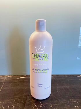 【法国进口】THALAC复合维他命泡泡水爽肤水保湿橘子味500ml