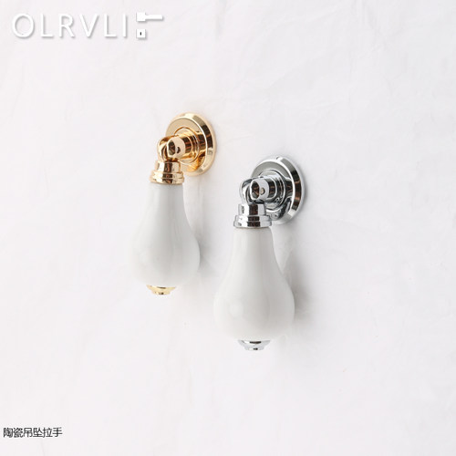复古中古风陶瓷小拉手