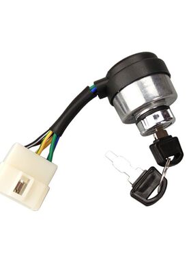 发电机电门锁汽油6线4线电启动开关2-8KW 186风冷柴油机5线开普锁