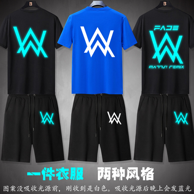 艾伦沃克短袖T恤纯棉衣服