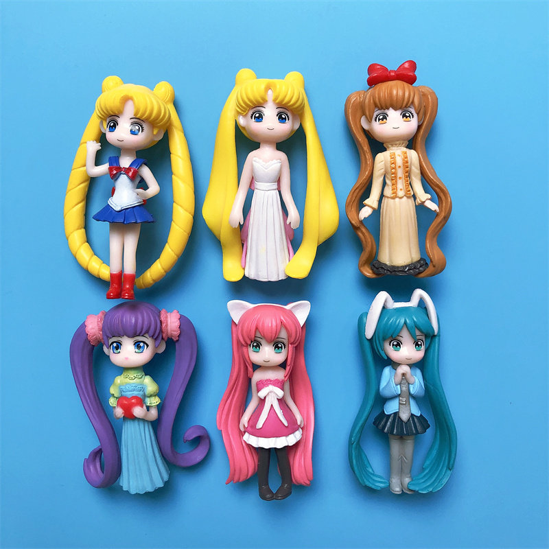 美少女战士水兵月冰箱贴磁贴个性创意卡通动漫日本3d立体磁力贴