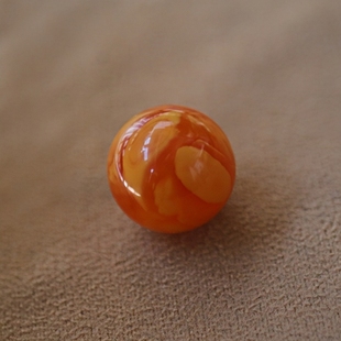 正品天然俄料原矿妖花老蜡蜜蜡20mm圆珠单珠文玩百搭散珠珠宝饰品