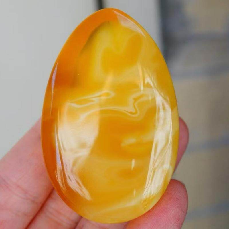 正品天然琥珀乌料蜜蜡鸡油黄焦皮料蜜糖花蜡水滴吊坠时尚珠宝饰品