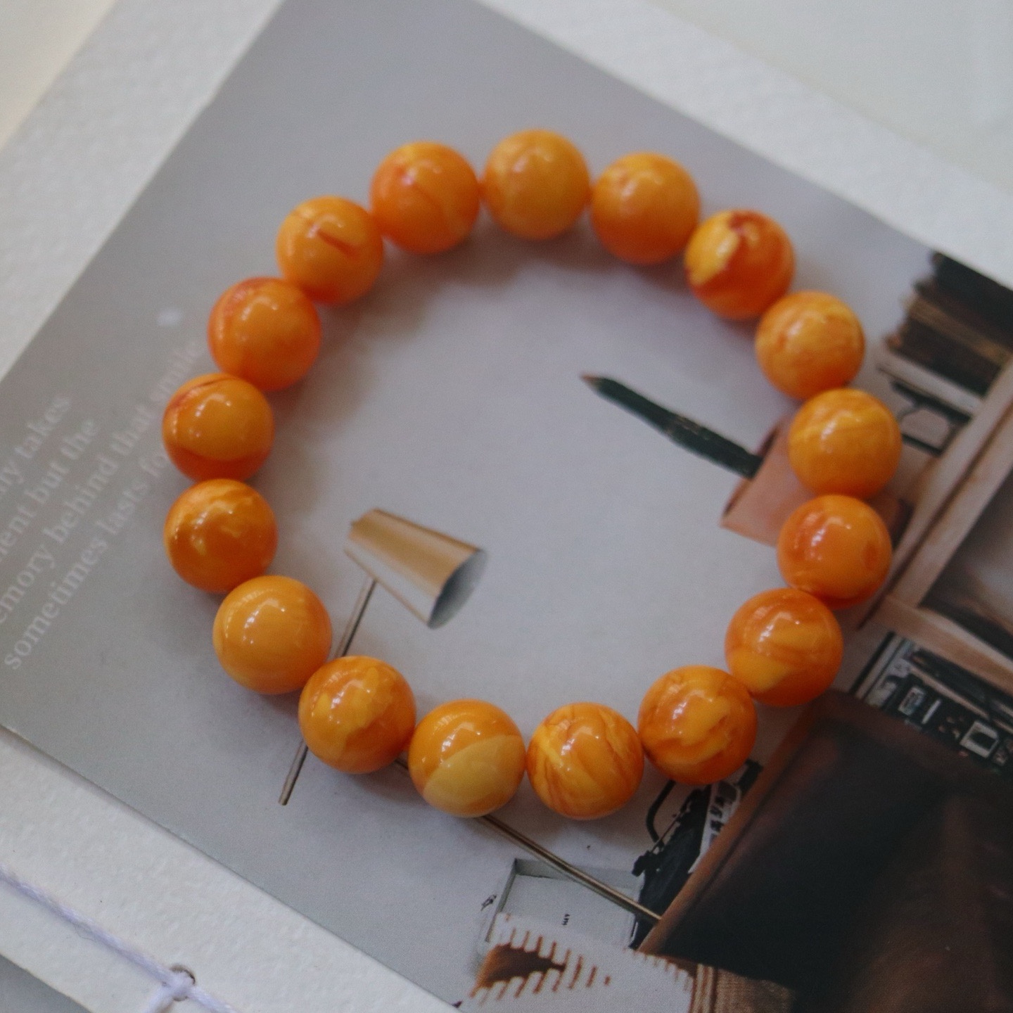 正品天然俄料高品质满蜡老蜡蜜蜡12mm圆珠手串文玩潮流珠宝饰品