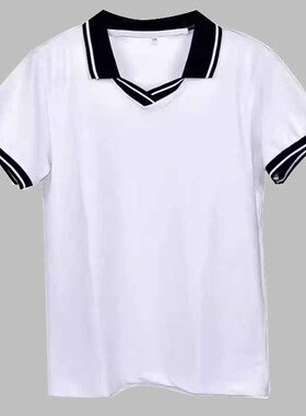天津新款华高小学全棉校服上衣服装男女学生白色短袖运动休闲装