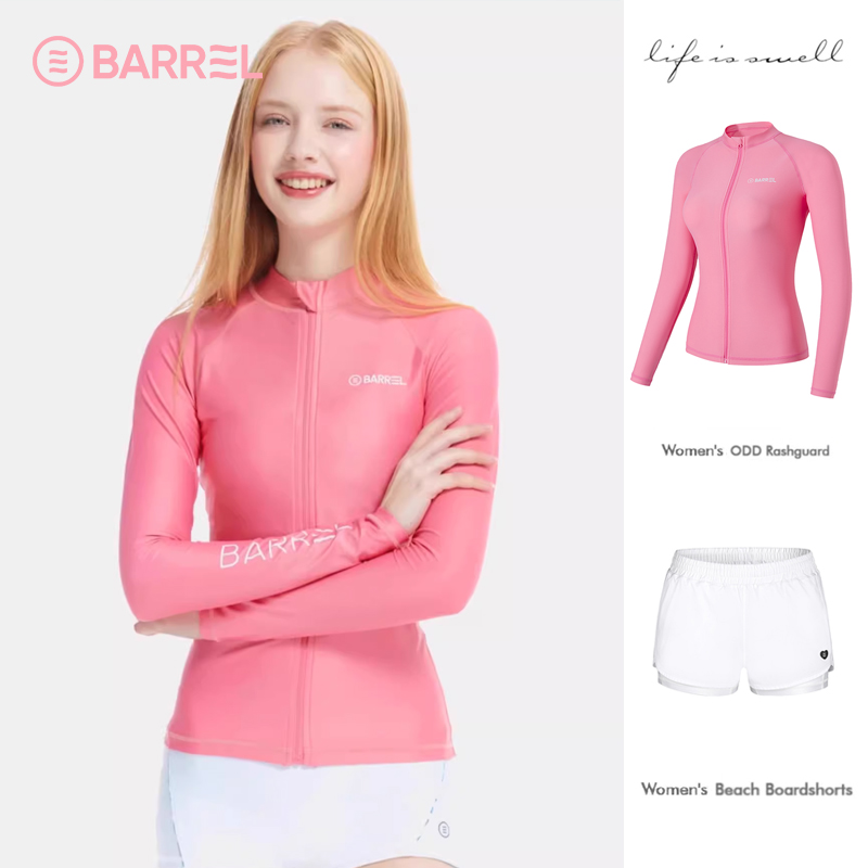 分体泳衣女保守防晒速干冲浪服