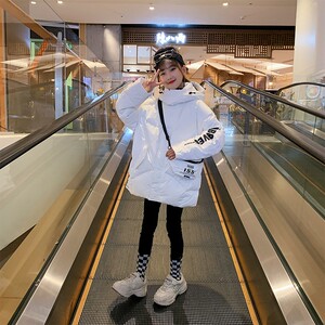 女童羽绒服2023新款大童洋气中长款儿童冬装女孩儿童加厚冬季外套