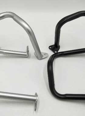 复古CB400SS鑫源棍王XY400银瓶440保护杠保险杠防摔架 加厚