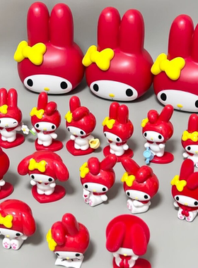 现货TOPTOY三丽鸥美乐蒂经典系列MINI萌粒盲盒手办磁吸摆件礼物