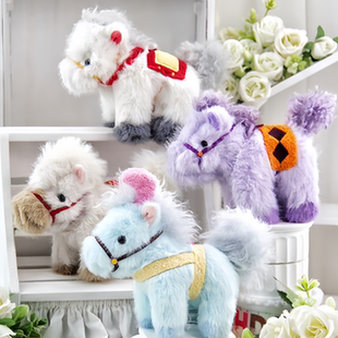 正版52TOYS迪士尼公主小马系列盲盒毛绒包包挂件创意女生马年礼物