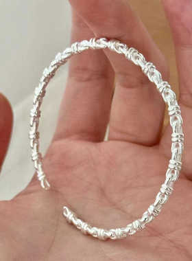 纯银小众设计感个性手环女冷淡风